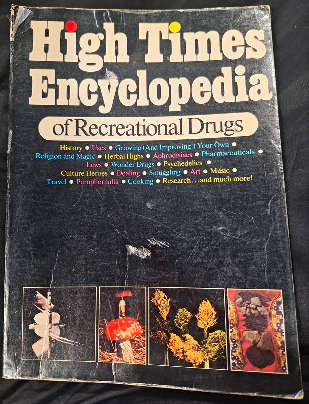 High Times Encyclopedia of Recreational Drugs HC Illustrated 1st Printing 1978